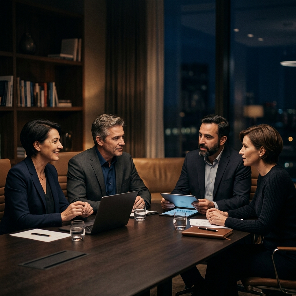 Participantes en Escuela de Negocios